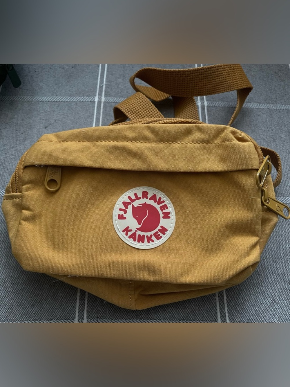 Kånken Inspired Waist Pack in Mustard Yellow